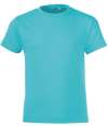 01183 Kid Regent Fit SOL'S Kids Regent Fit T-Shirt ATOLL BLUE colour image